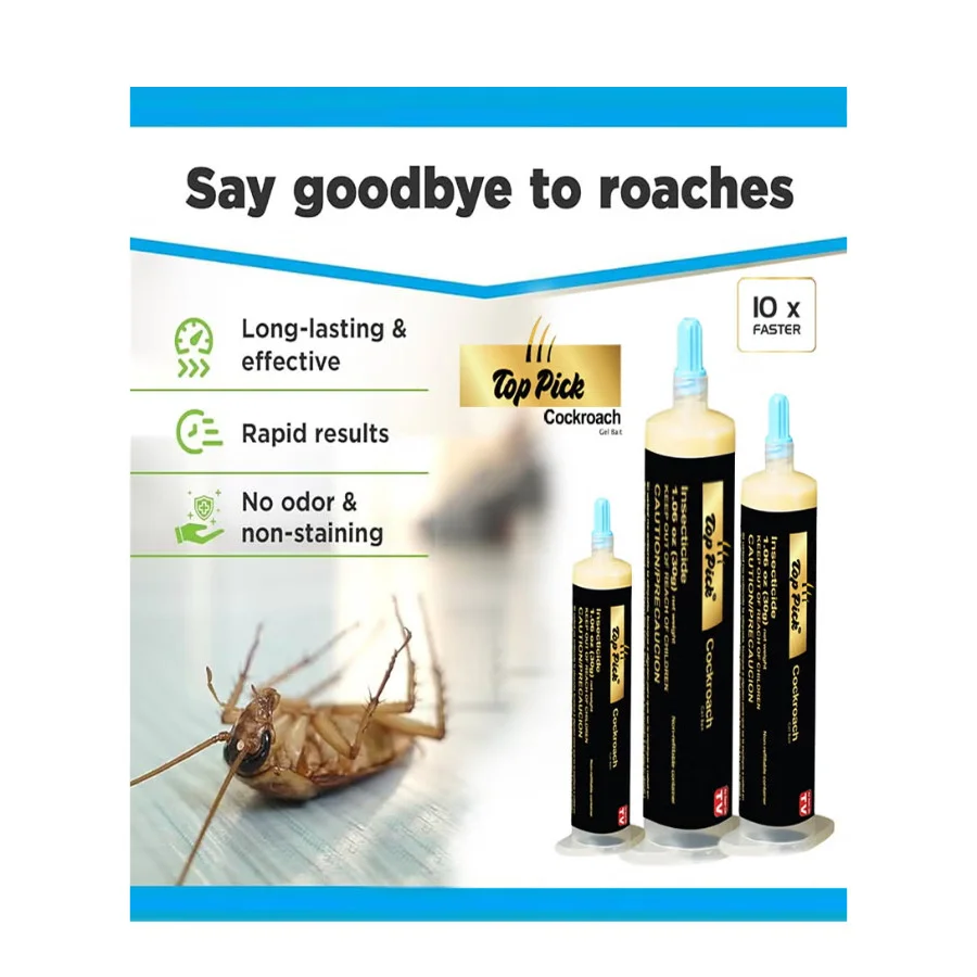Top Pick Cockroach Guard Gel Bait 30g ( Pack of 3) – Powerful Cockroach Killer Gel for Home, Kitchen & Bathroom Pest Control